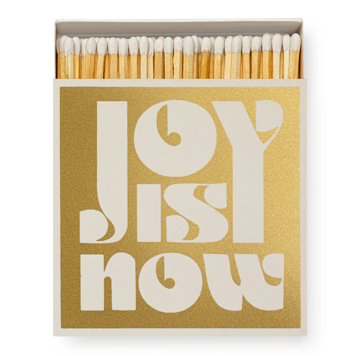 Joy Is Now Luxury Archivist Matches - The Mewstone Candle Co