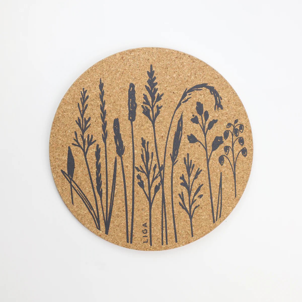 Love Liga Native Grasses Cork Coasters and Tablemats - The Mewstone Candle Co