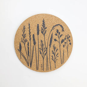 Love Liga Native Grasses Cork Coasters and Tablemats - The Mewstone Candle Co