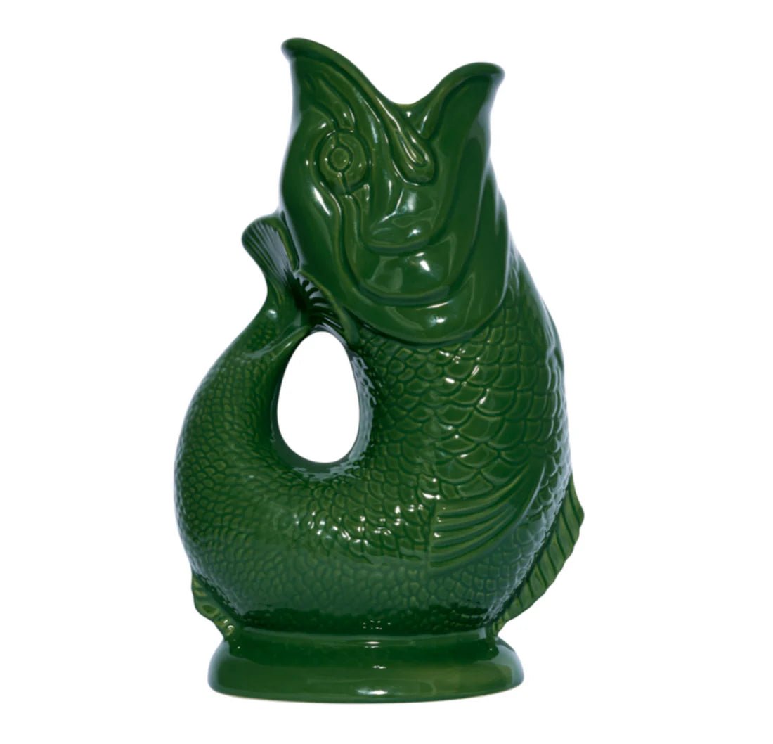 Original Gluggle Jug - Dark Green - The Mewstone Candle Co