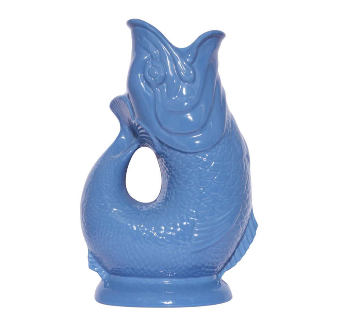 Original Gluggle Jug - Sea Blue - The Mewstone Candle Co