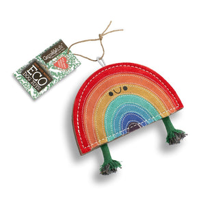 Rainbow Warrior Eco Dog Toy - The Mewstone Candle Co