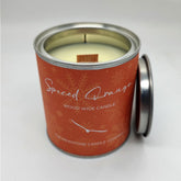 Spiced Orange Wood Wick Candle - The Mewstone Candle Co