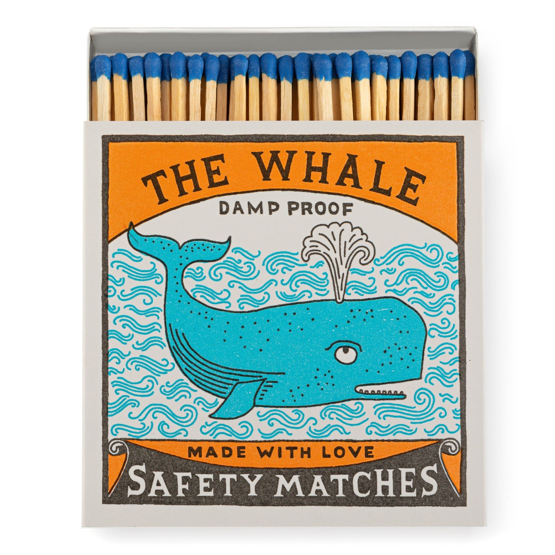 The Whale Luxury Archivist Matches - The Mewstone Candle Co