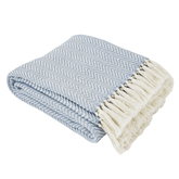 Weaver Green Lavender Herringbone Blanket - The Mewstone Candle Co