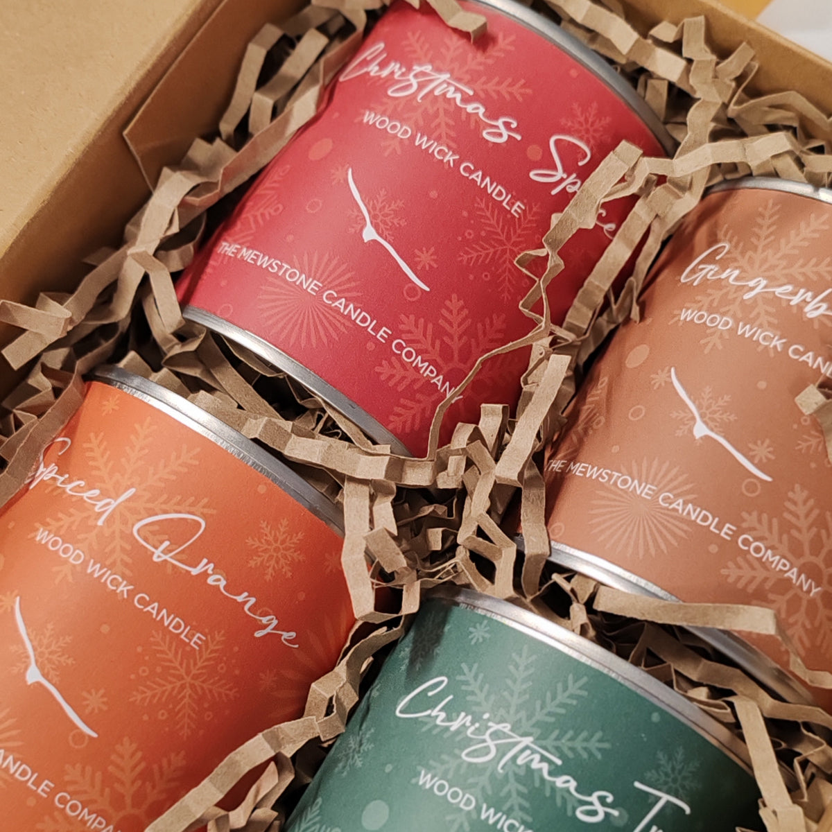 Wood Wick Winter Collection Box - The Mewstone Candle Co