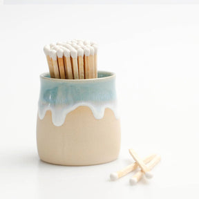 Coast Blue Match Striker Pot - The Mewstone Candle Co